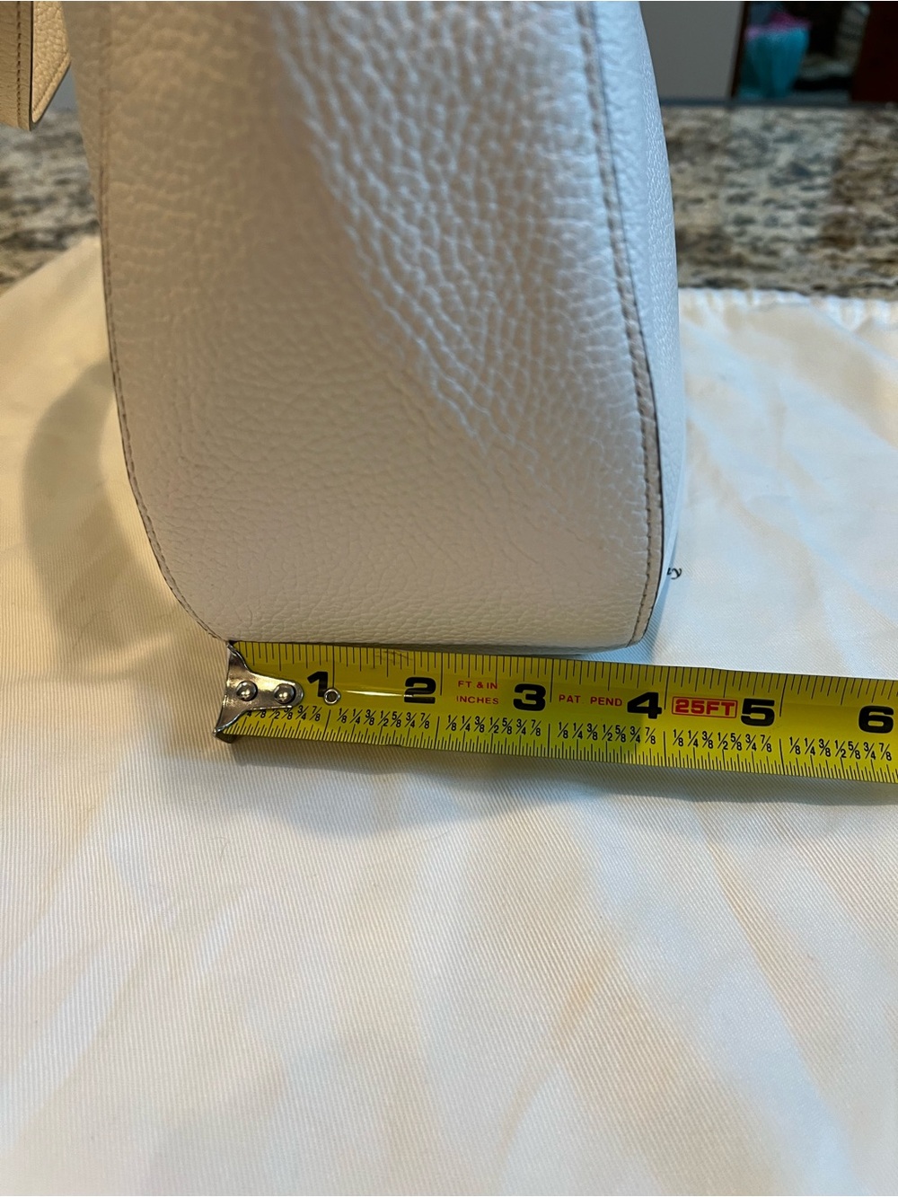 kate spade Cream Pebbled Leather Shoulder Bag - Picture 7 of 11